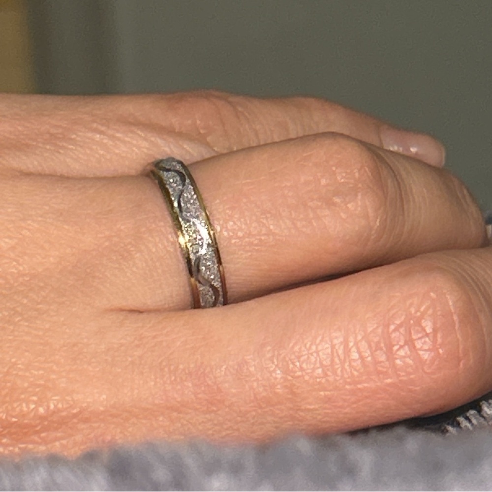 Stainless  Stell Gold and Silver Women's Ring